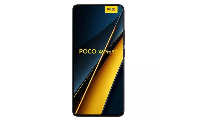 گوشی موبایل شیائومی Poco X6 Pro نما از روبه‌رو